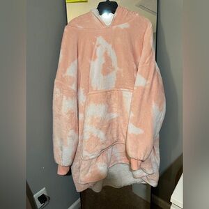 Pink Tie-Dye Oodie LIKE NEW